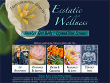 Tablet Screenshot of ecstaticwellness.com